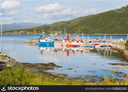 Norway, island of Nusfjord, small fishing village