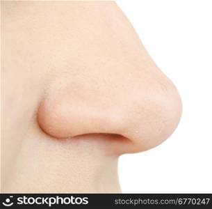 nose isolated on white background