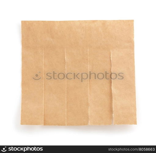 note paper isolated on white background