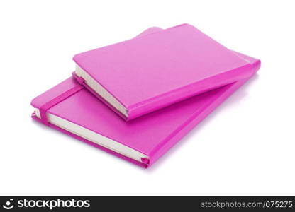 notebook isolated at white background