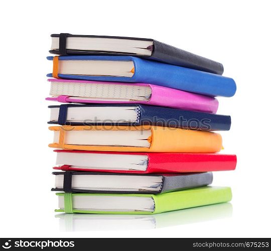 notebook or notepad isolated at white background