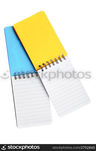 Notebook. Paper sheets in a cell on a spiral