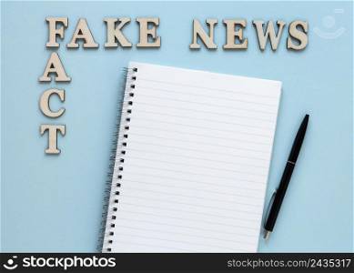 notebook with fake news 2