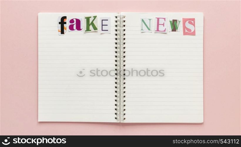 notebook with fake news 4