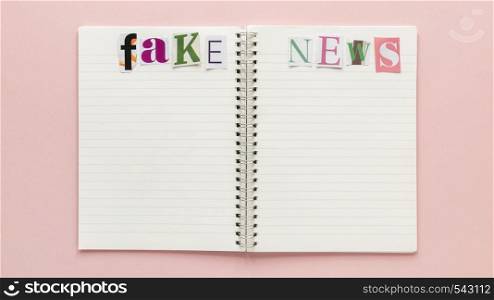 notebook with fake news 4