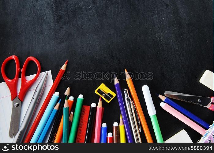 notebooks and other school supplies
