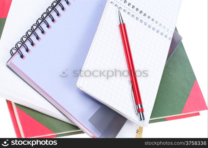 notebooks and pensils - school supplies