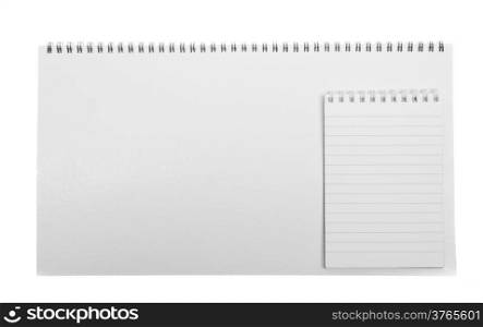notepad isolated