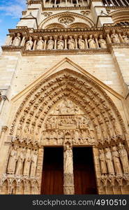 Notre Dame cathedral in Paris France French Gothic architecture