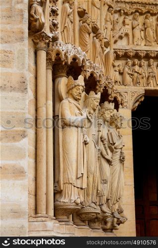 Notre Dame cathedral in Paris France French Gothic architecture
