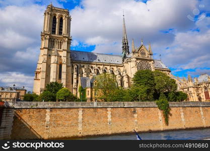 Notre Dame cathedral in Paris France French Gothic architecture