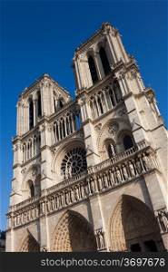 Notre dame cathedral, Paris, Ile de France, France