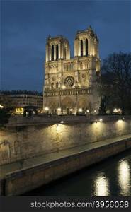 Notre dame Cathedral, Paris, Ile de France, France
