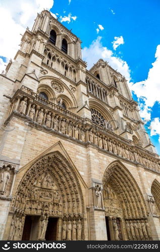Notre Dame de Paris cathedral is the one of the most famous symbols of Paris