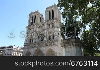 Notre Dame, Westfassade, in Paris