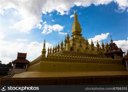 November 22, 2016, Vientiane, Laos: The big stupa