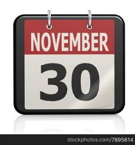 November 30, St. Andrew s Day calendar