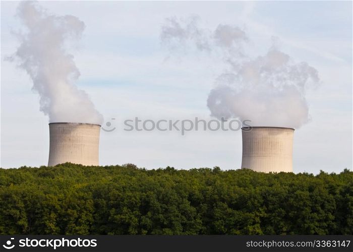 Nuclear Power Plant in the middle of the forest
