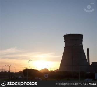 Nuclear reactor cooling tower, Cape Town, South Africa