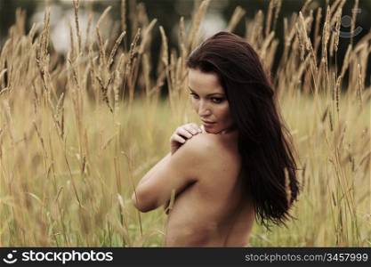 nude woman in the rye