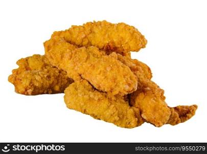 Nuggets isolated on a white background