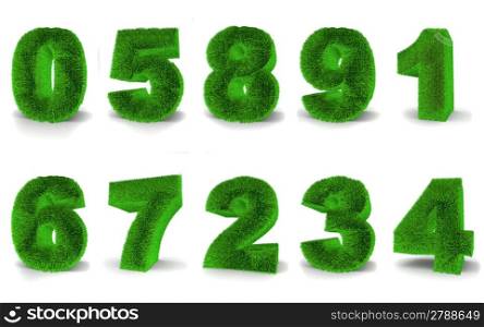 Numbers from grace. 3d