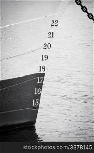 Numbers on a boat