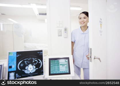 Nurse in a doctors office