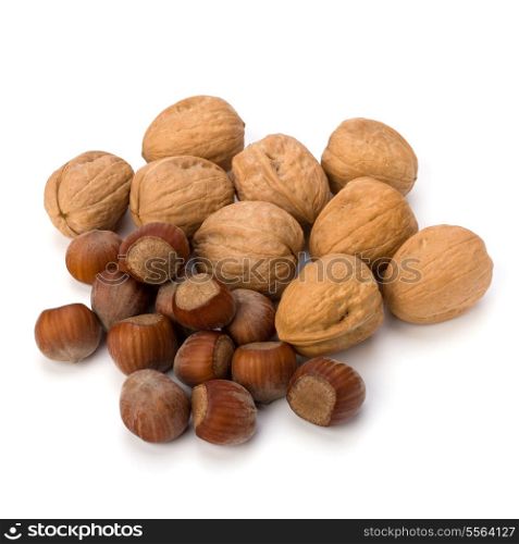 nuts isolated on white background