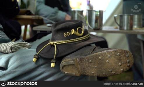 NY regiment Civil War soldiers hat