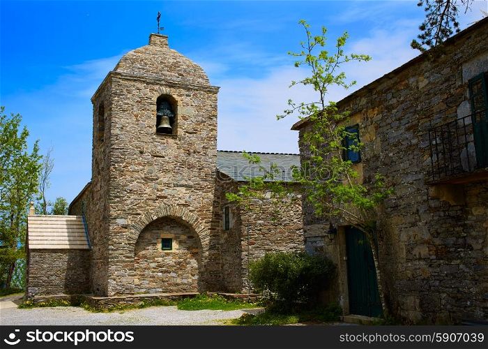 O Cebreiro by the way of Saint James in Galicia Santa Maria Real church