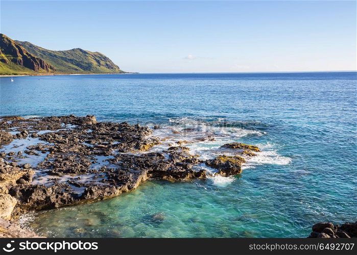 Oahu. Beautiful landscapes in Oahu island, Hawaii