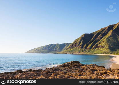 Oahu. Beautiful landscapes in Oahu island, Hawaii