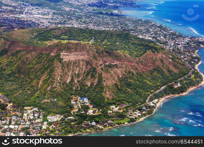 Oahu. Beautiful landscapes in Oahu island, Hawaii