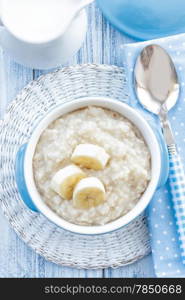 Oatmeal with banana