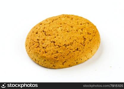 oats cookies isolated on white background