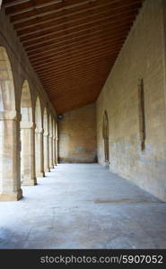 Obanos church in Saint James Way at Navarra Spain San Juan Bautista