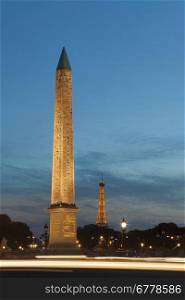 Obelisk, Concorde square, Paris, Ile de France, France