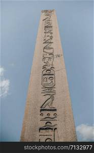 Obelisk of Theodosius on the square of Istanbul. Turkey
