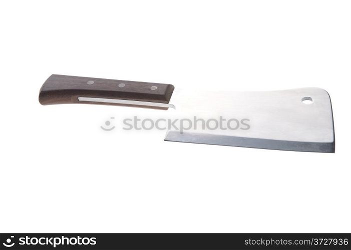 object on white - Big kitchen knife
