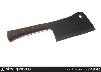 object on white - Big kitchen knife