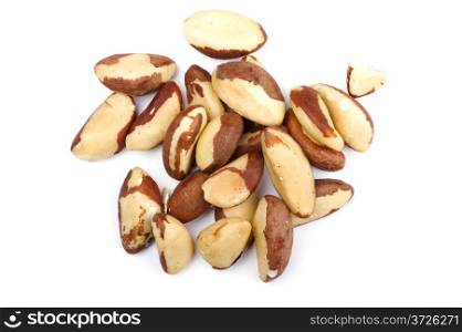 object on white - dry food The Brazilian nut