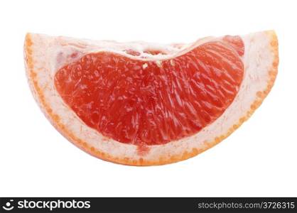 object on white - food Pomelo close up