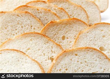 object on white - food white bread