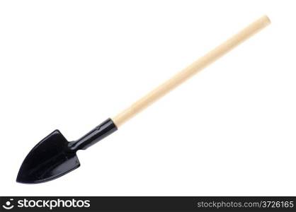 object on white - garden tool spade