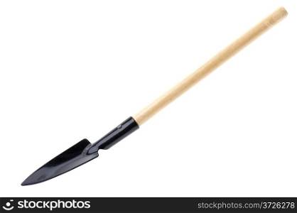 object on white - garden tool spade
