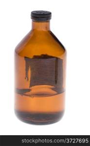 object on white - Medical bottle close up