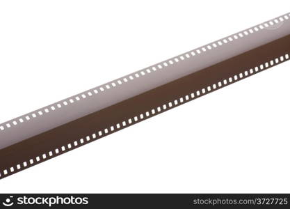 object on white - photographic film - negative macro