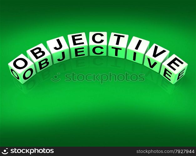 Objective Blocks Meaning Goals Targets and Objectives