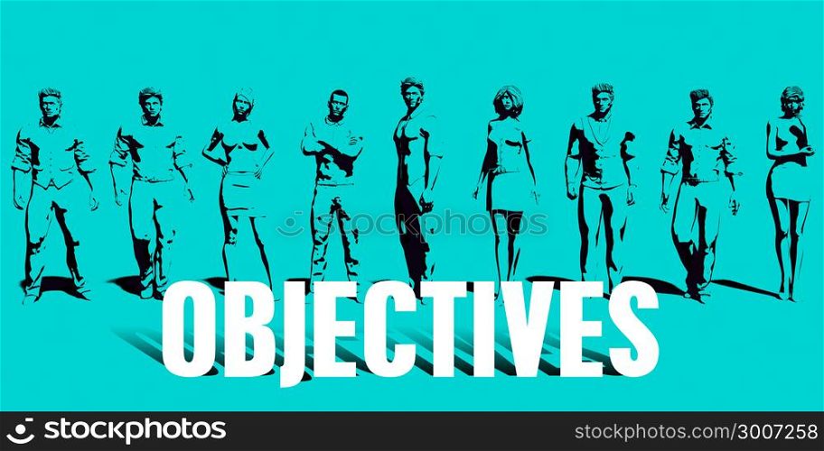 Objectives Focus with Business People United Art. Objectives